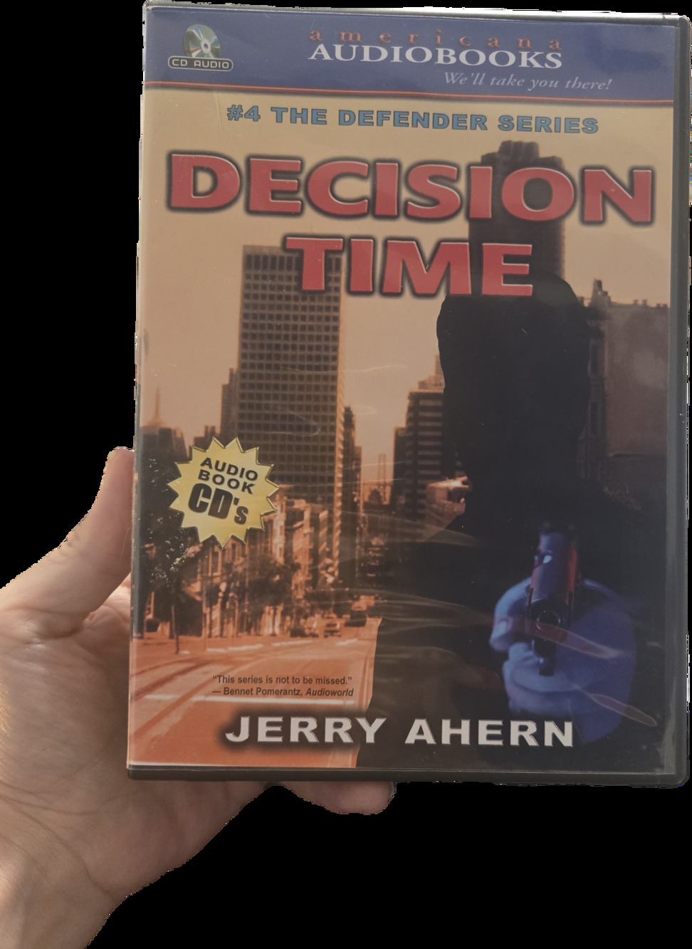 Decision Time Jerry Ahern Defender Series #4 Audiobook 4 CD Set Unabridged